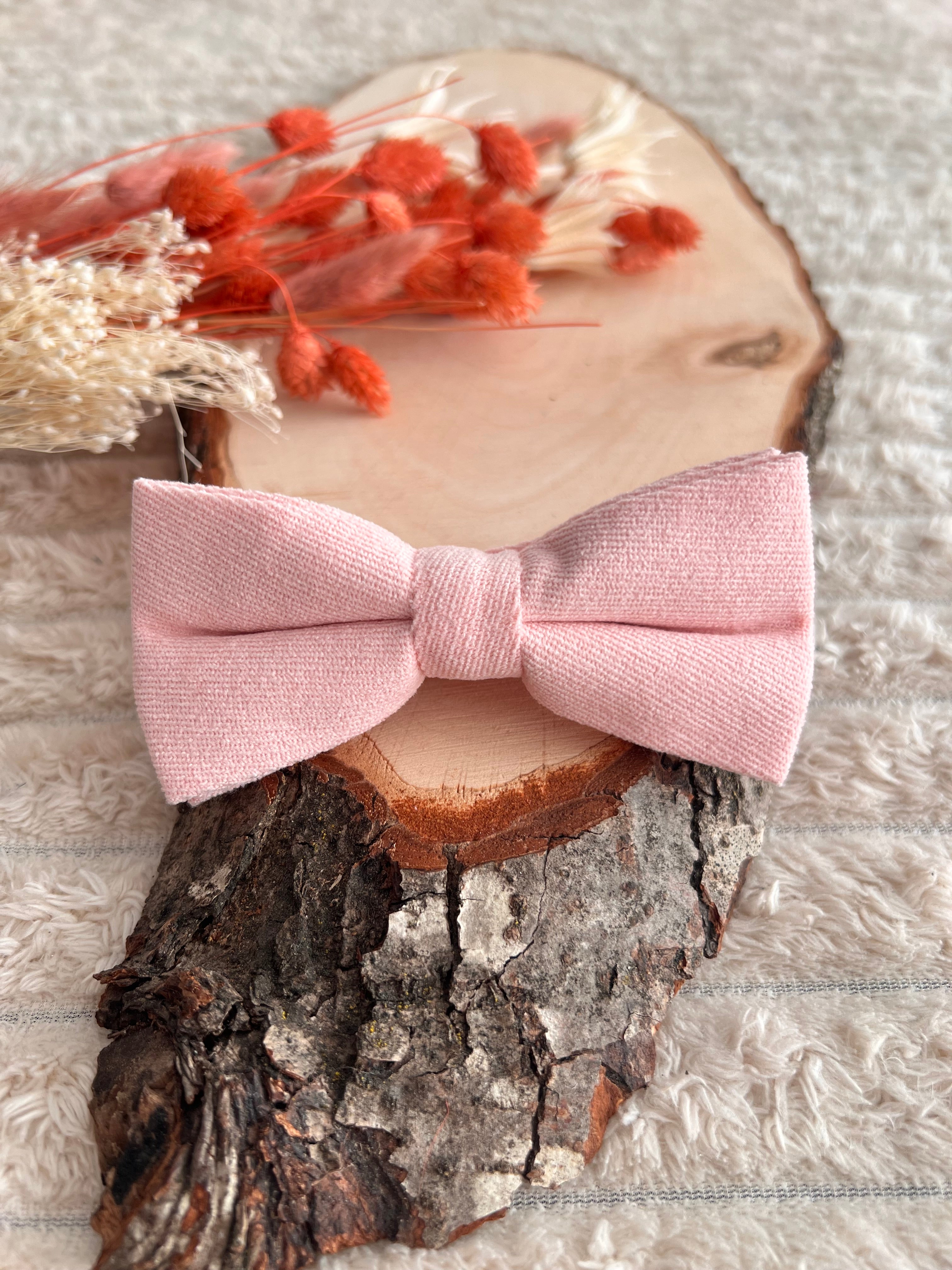 Nœud papillon Rose poudré Homme – Mariage et cérémonie - Collection Rosalie