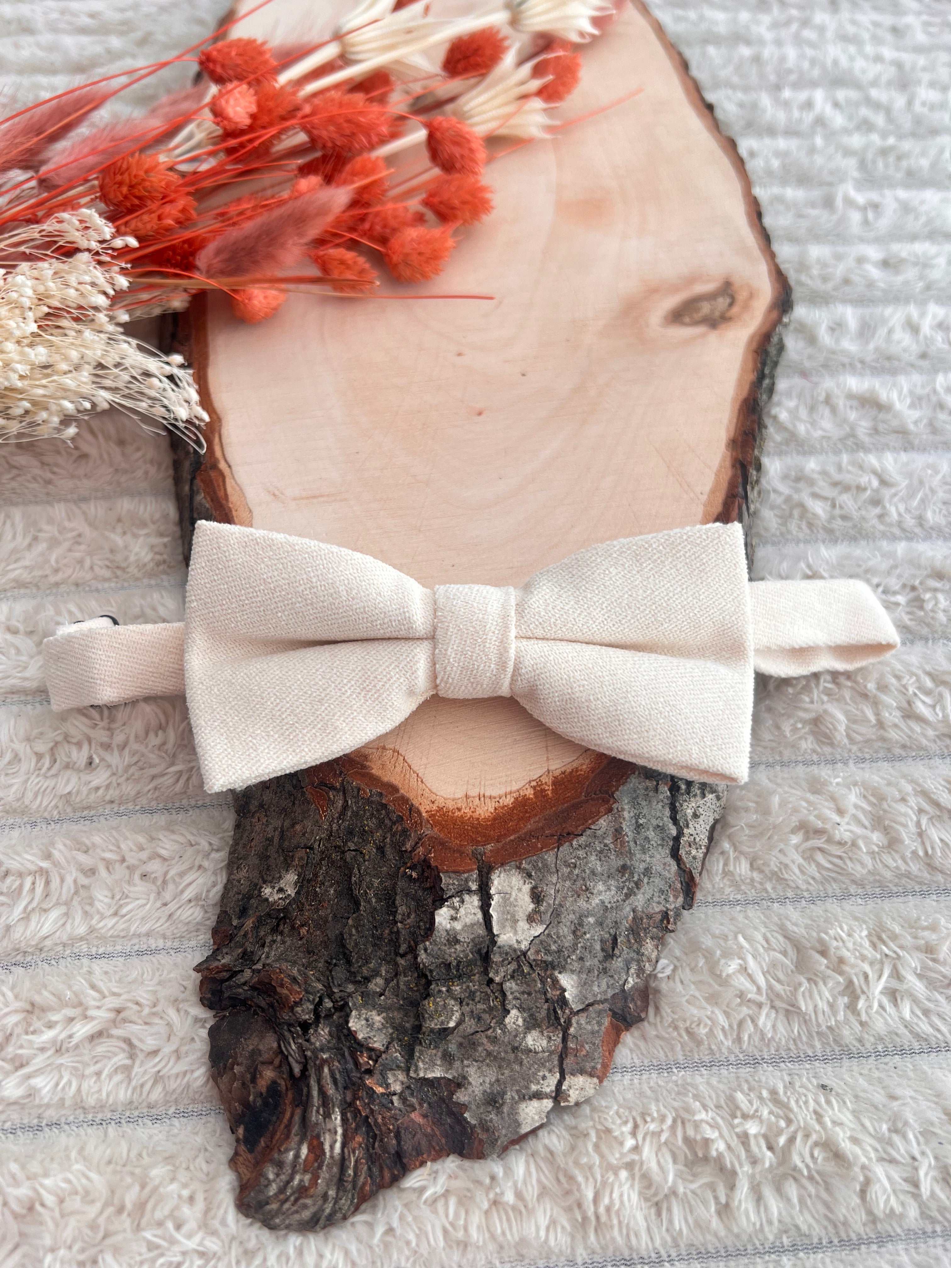 Noeud papillon Homme Blanc ivoire - Collection Bianca