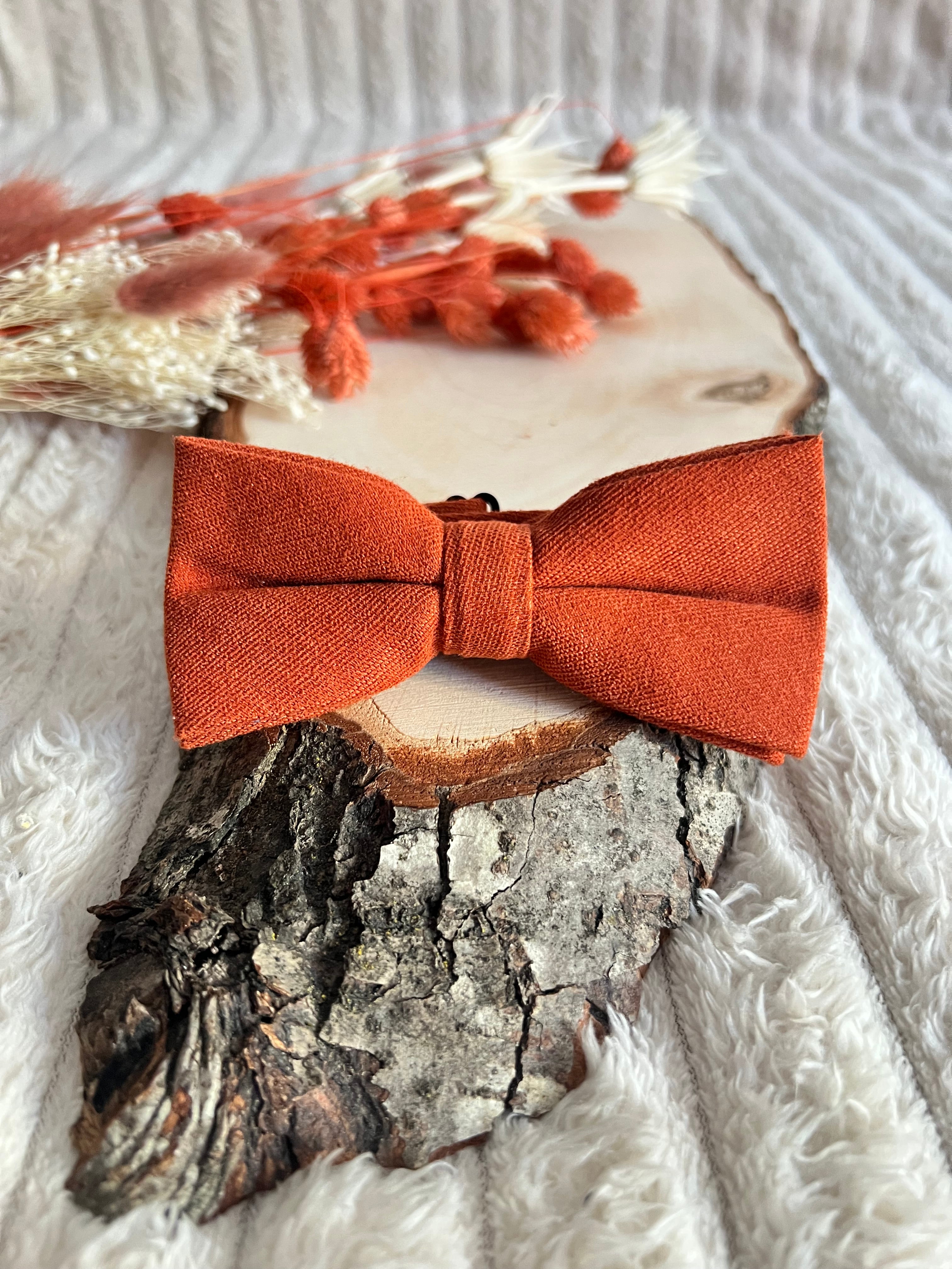 🧡 Noeud papillon - Adulte – Terracotta 🧡
