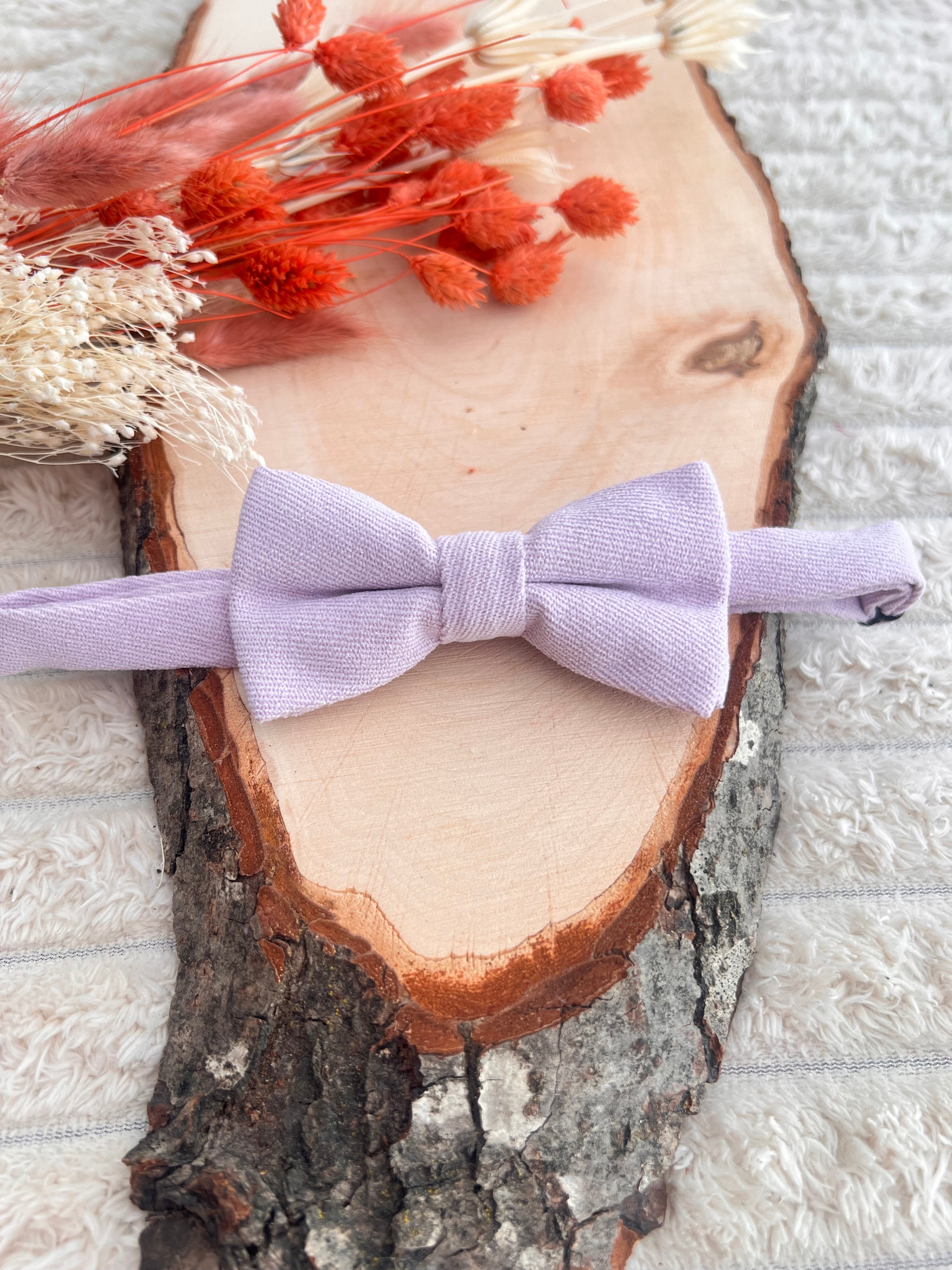 Noeud papillon Enfant Lilas - Collection Lena