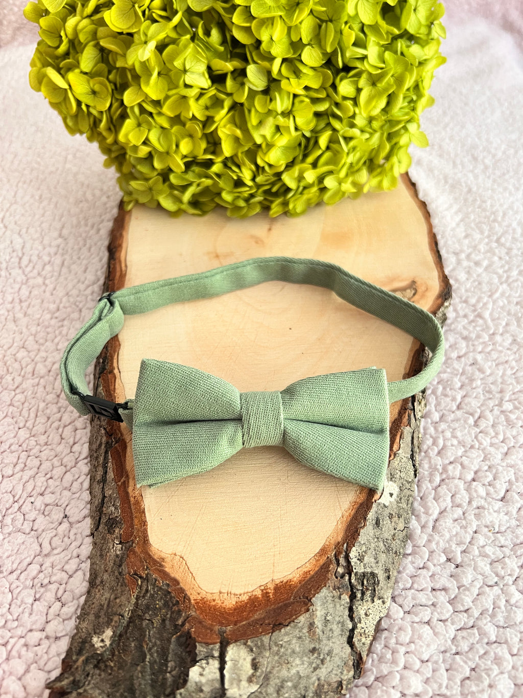 🌿 Noeud papillon - Enfant - Vert sauge 🌿