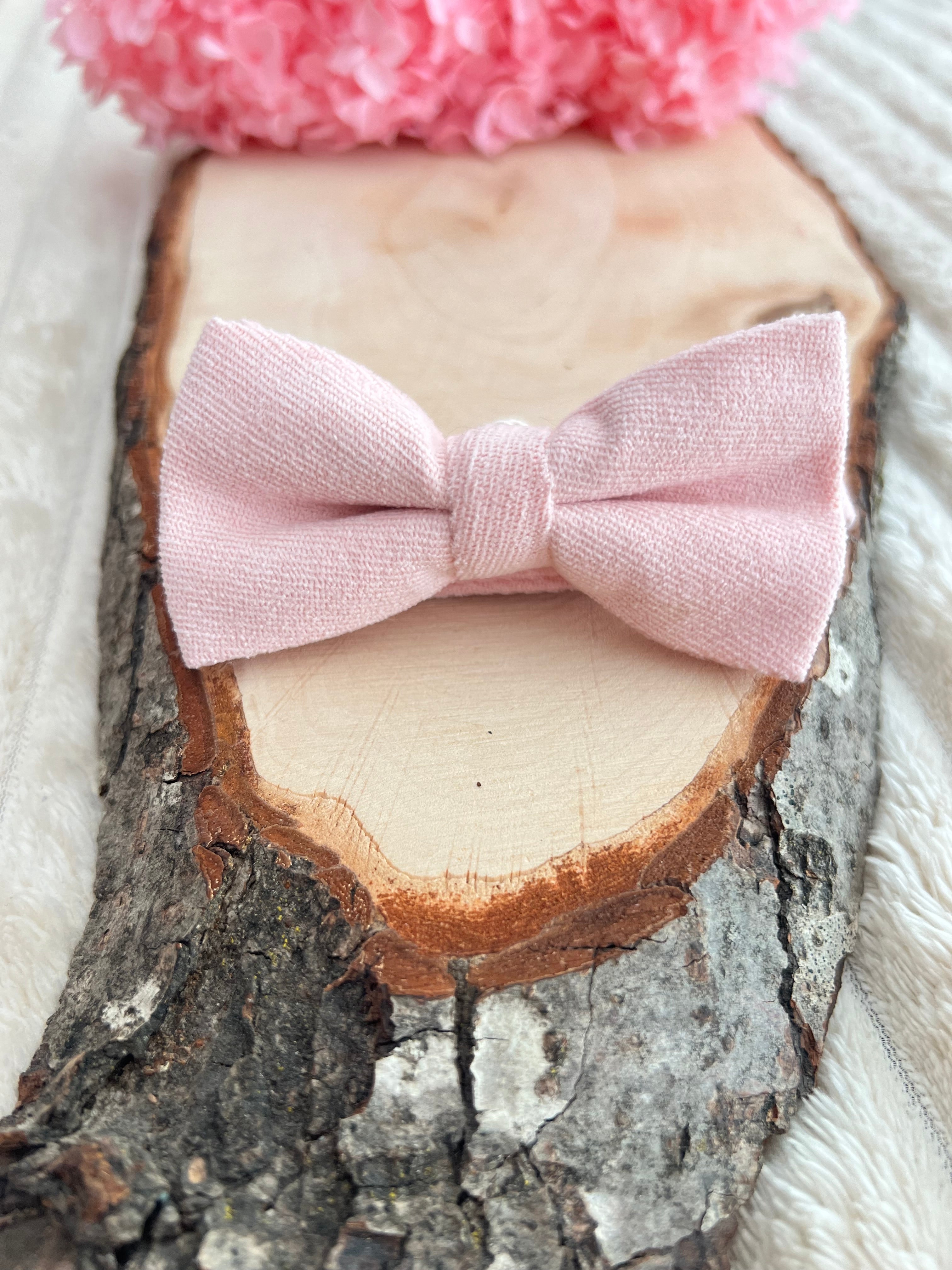 Nœud Papillon Rose Poudré Enfant – Collection Rosalie