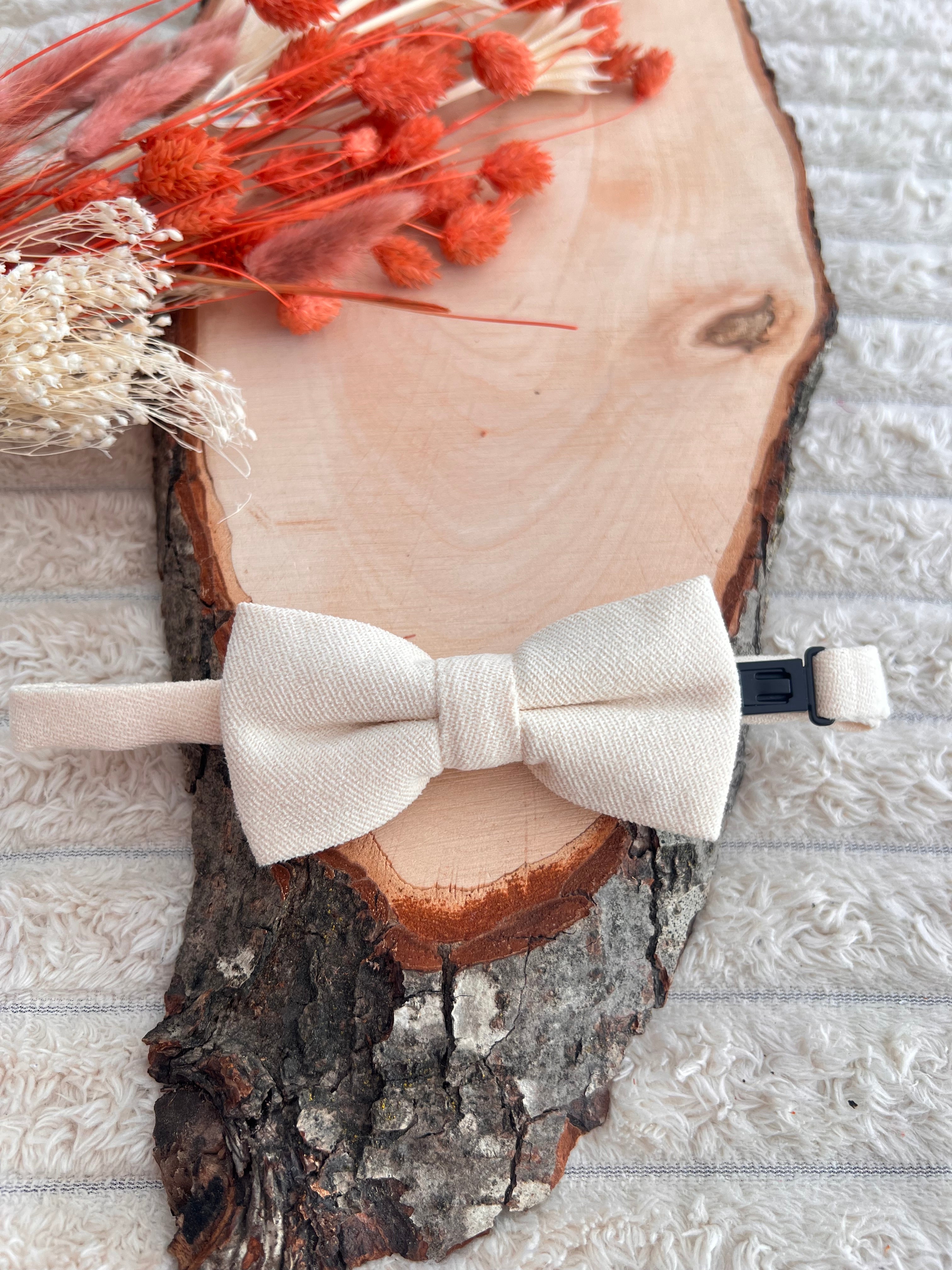 Noeud papillon Enfant Blanc ivoire - Collection Bianca