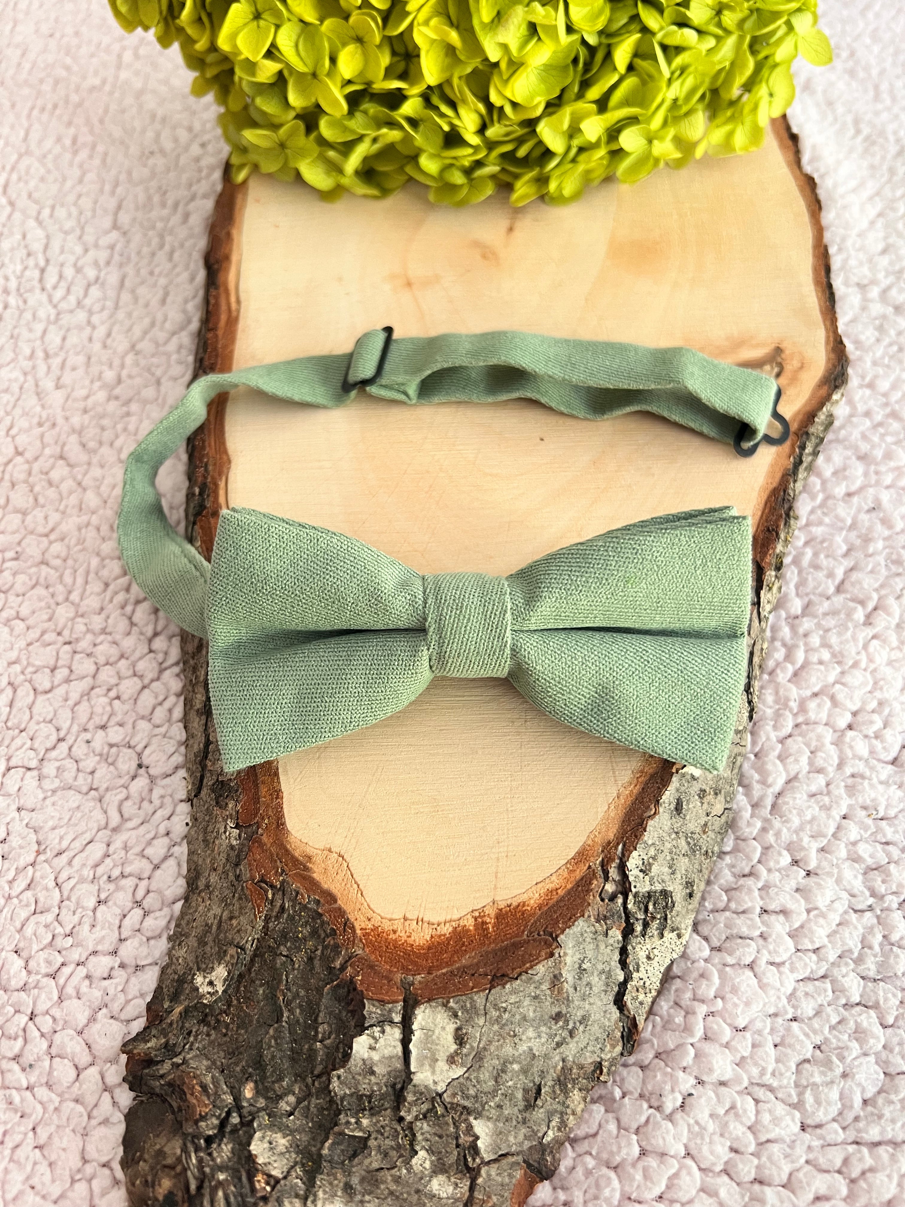🌿 Noeud papillon - Adulte - Vert sauge 🌿