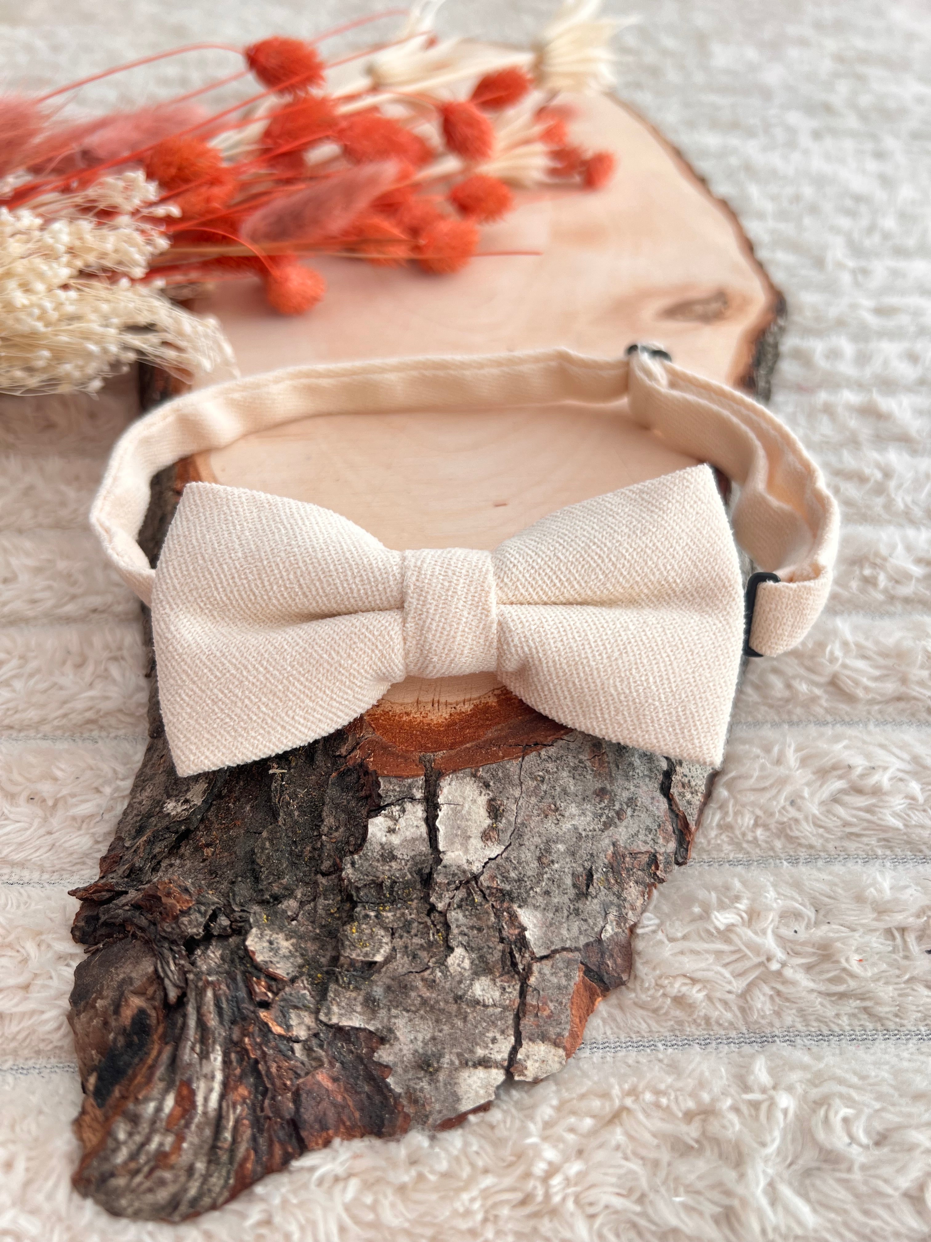 Noeud papillon Enfant Blanc ivoire - Collection Bianca