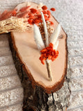 🌸 Boutonnière Homme Terracotta en Fleurs séchées 🌸 Collection ALBA
