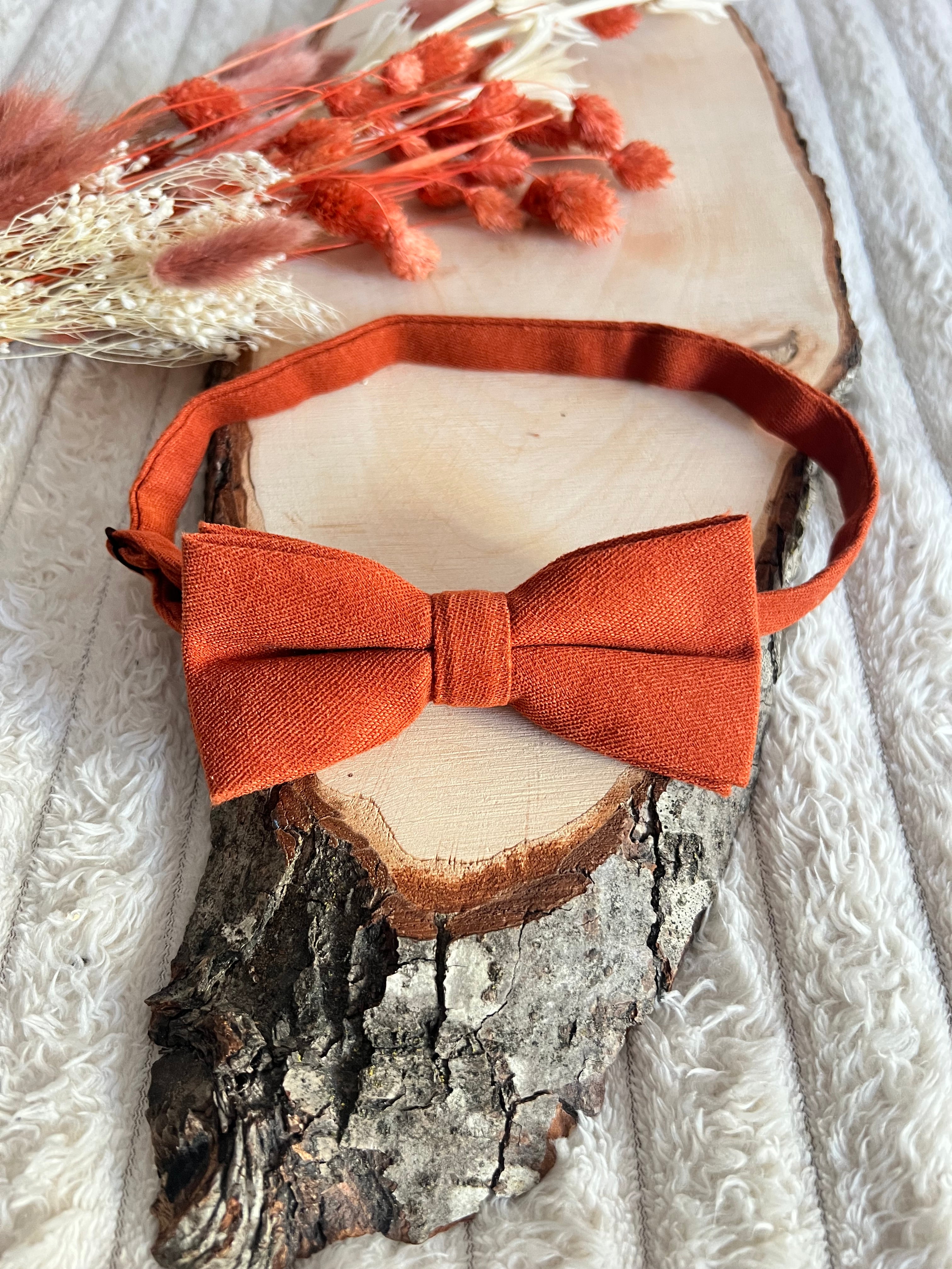 🧡 Noeud papillon - Adulte – Terracotta 🧡