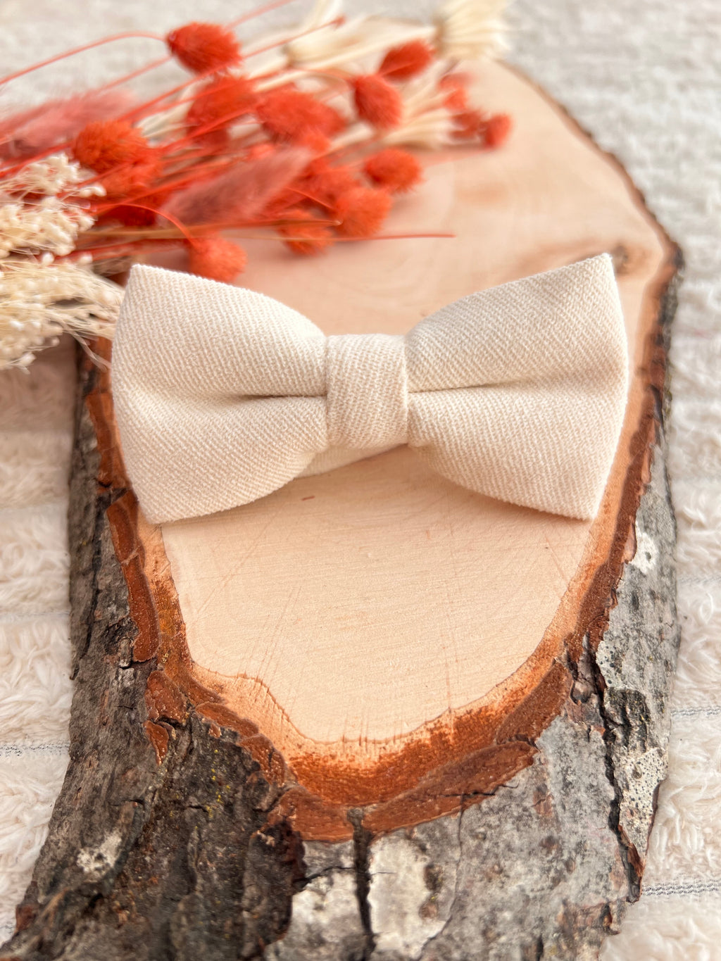 Noeud papillon Enfant Blanc ivoire - Collection Bianca