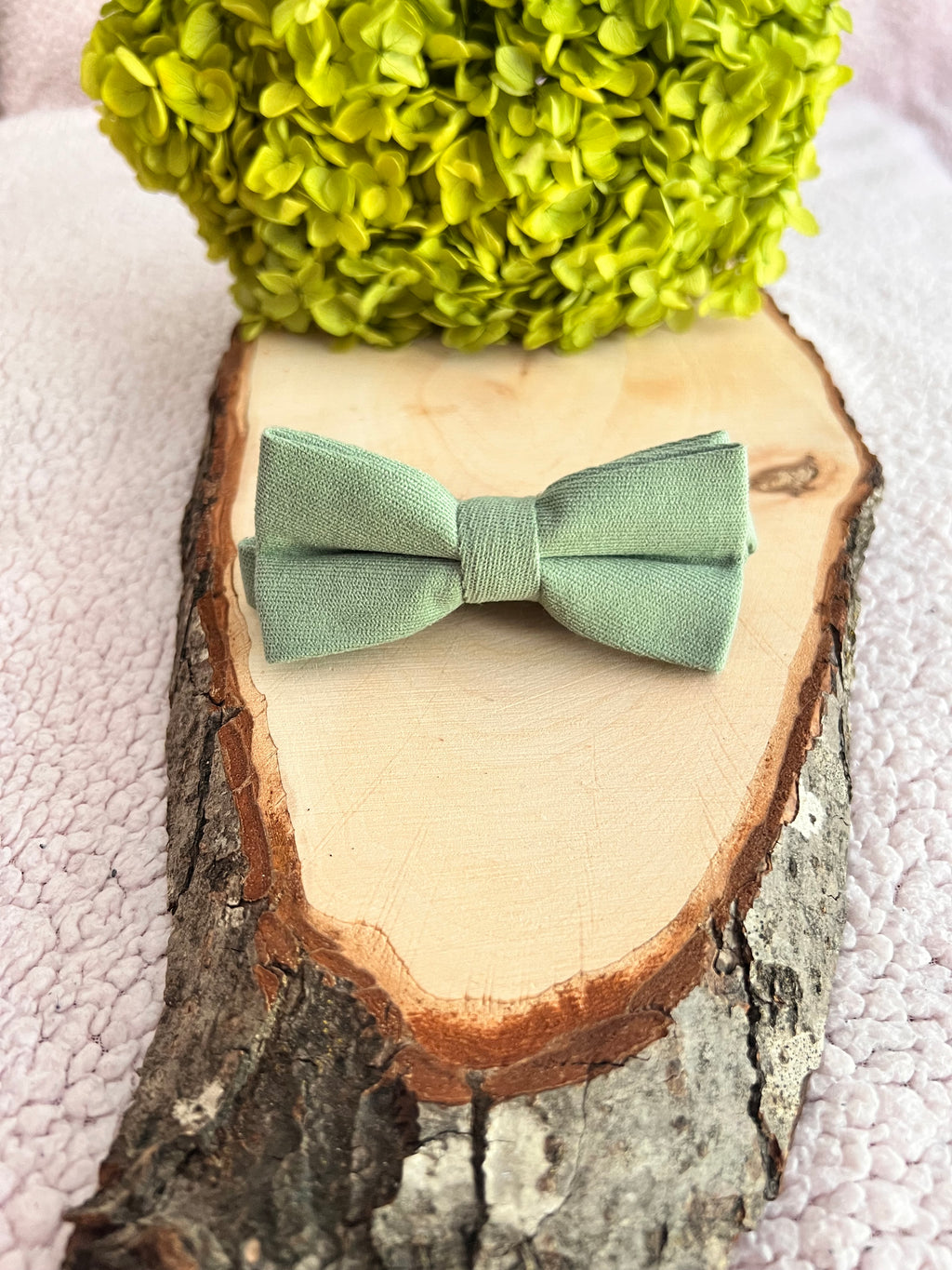 🌿 Noeud papillon - Enfant - Vert sauge 🌿