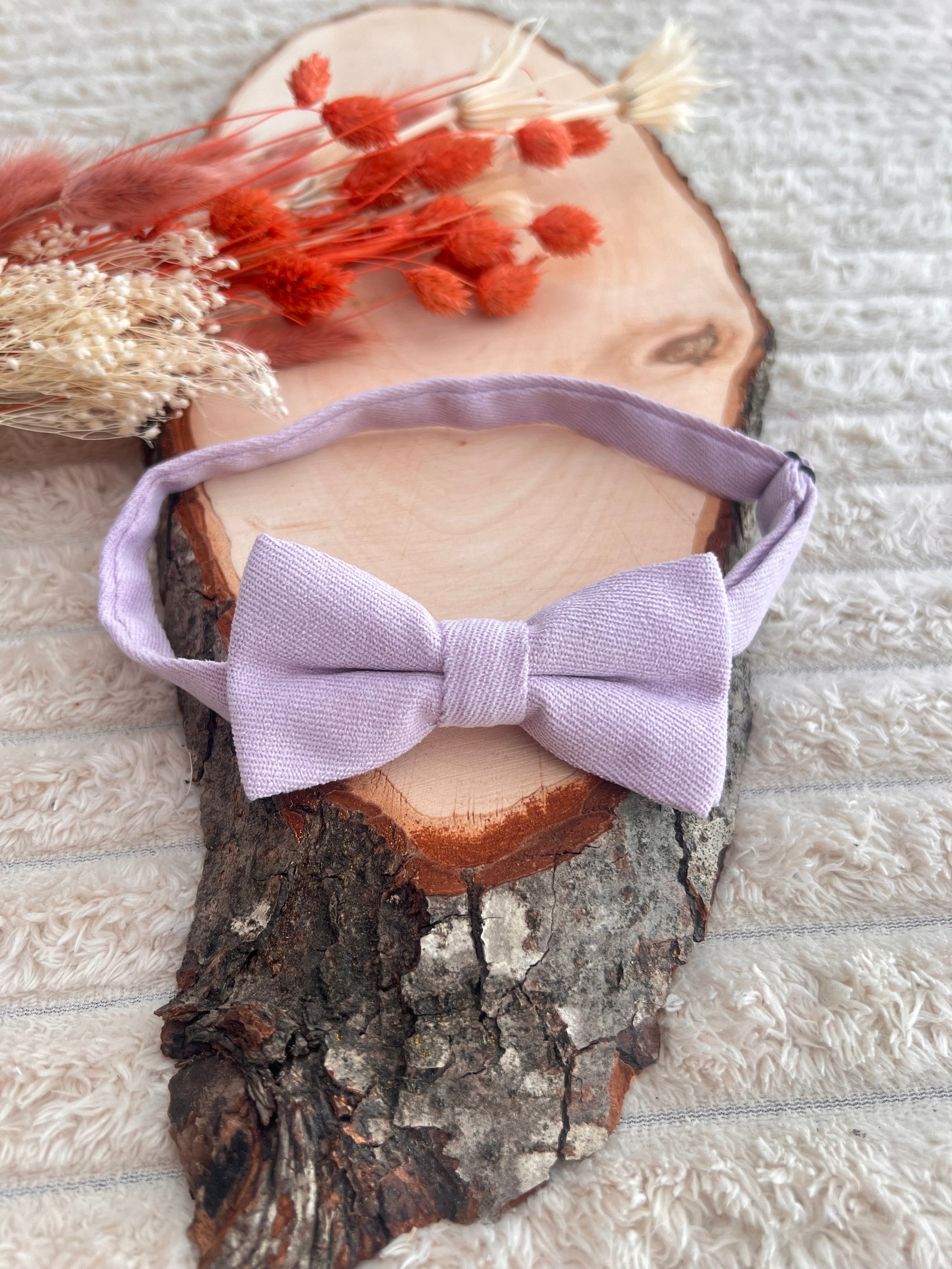 Noeud papillon Enfant Lilas - Collection Lena