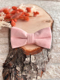 Nœud Papillon Rose Poudré Enfant – Collection Rosalie