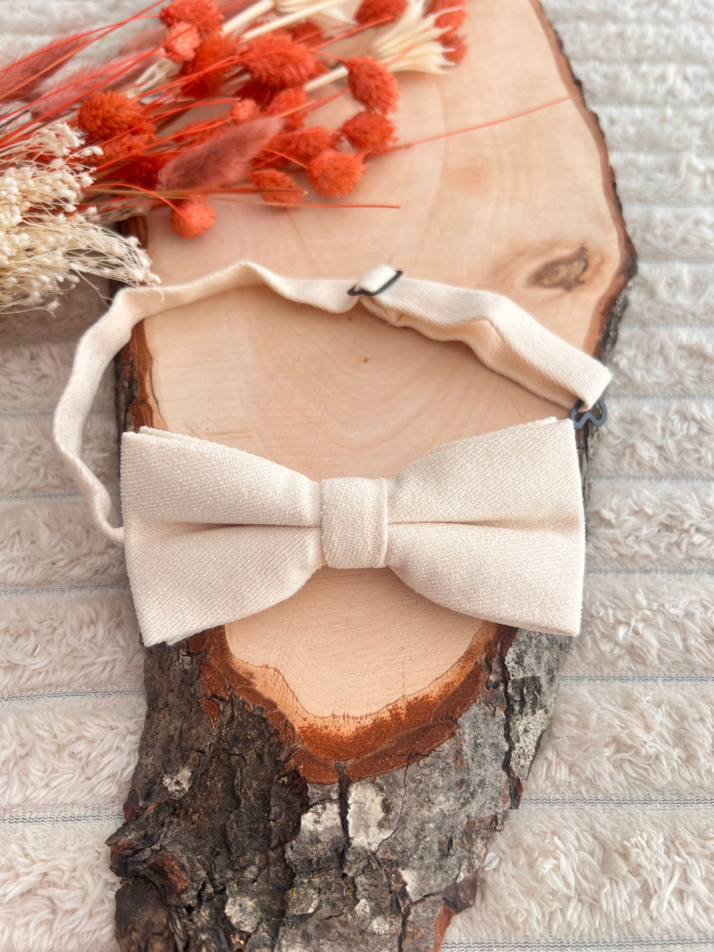 Noeud papillon Homme Blanc ivoire - Collection Bianca
