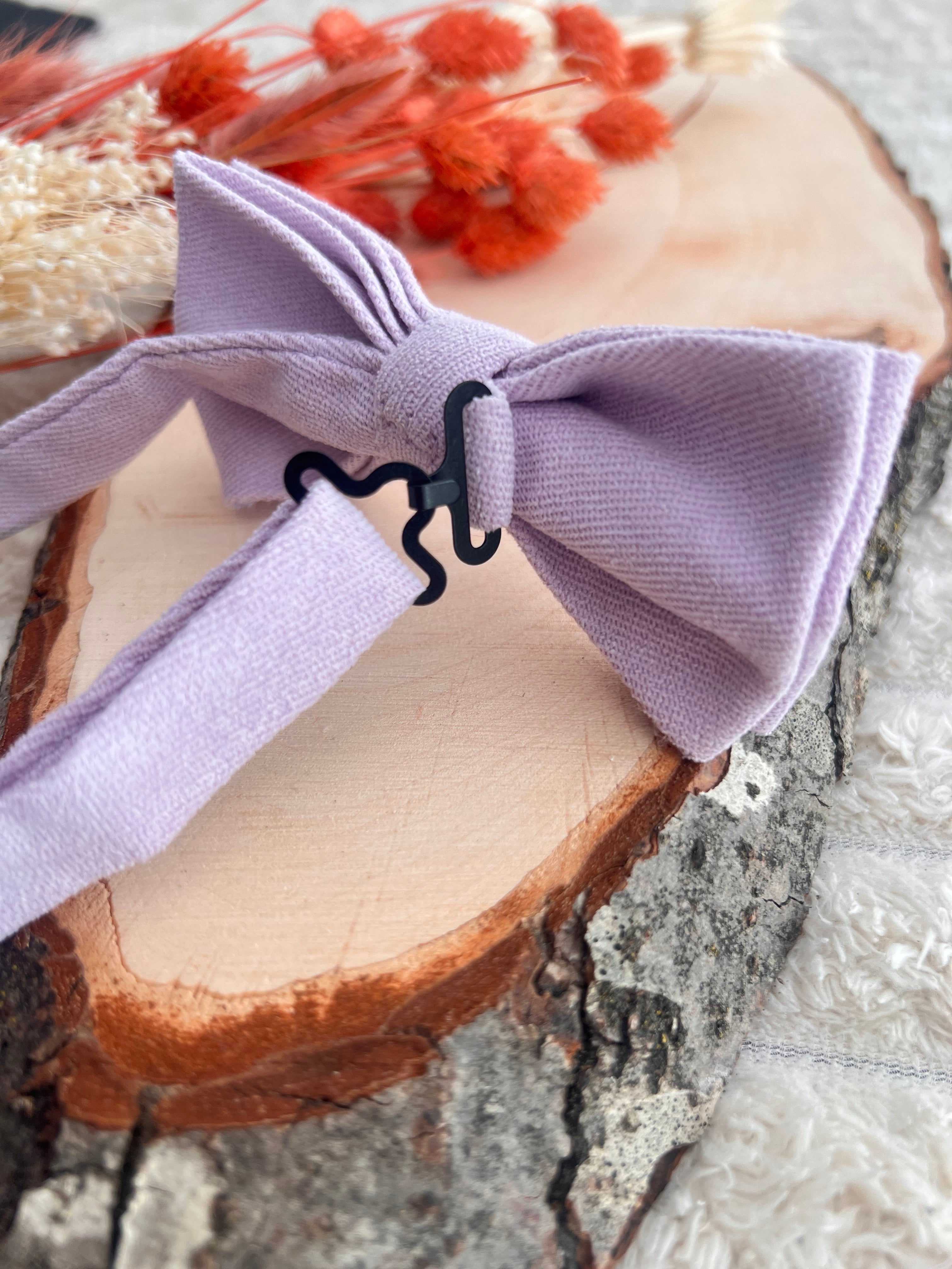 Noeud papillon Homme Lilas - Collection Lena